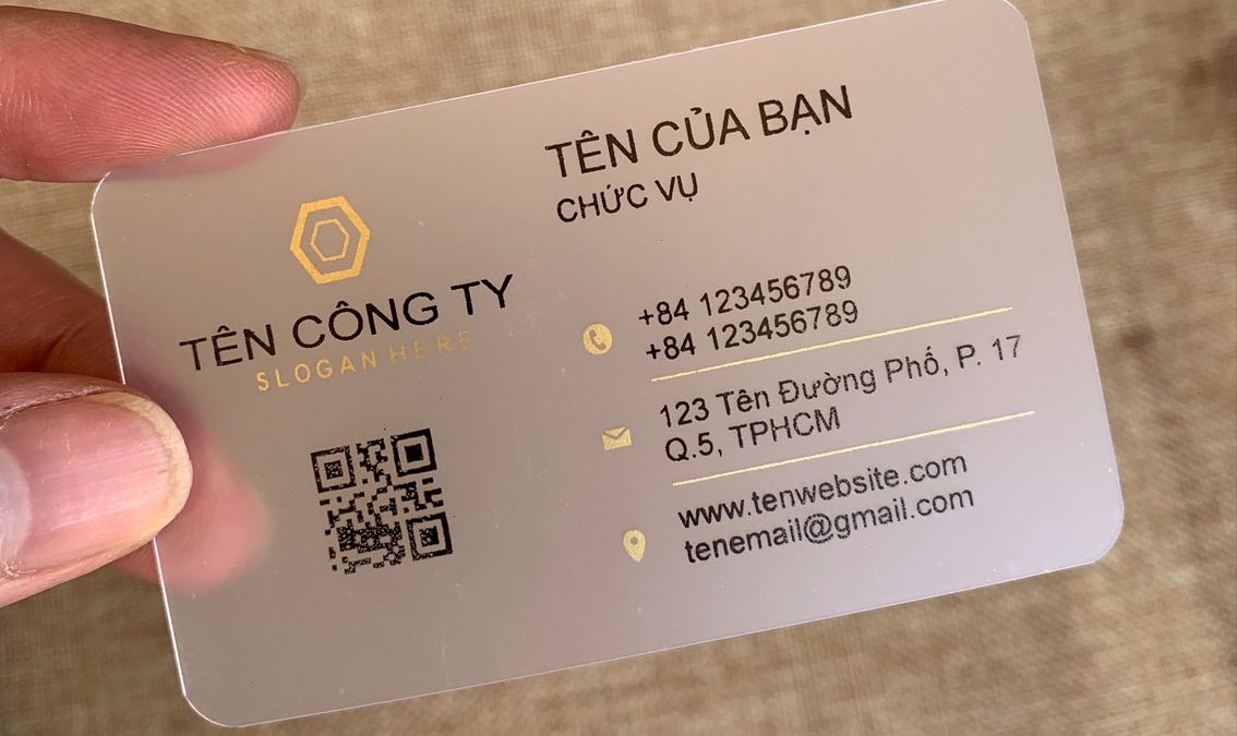 In danh thiep - Các yếu tố cần xem xét khi thiết kế name card 2024