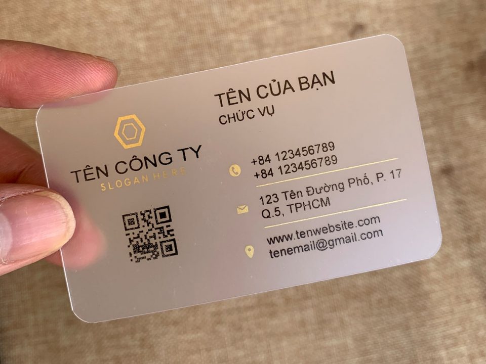 In danh thiep - Các yếu tố cần xem xét khi thiết kế name card 2024